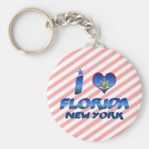 Amo la Florida, Nueva York Llaveros Personalizados