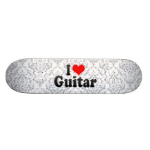 Amo la guitarra patinetas personalizadas