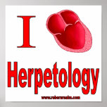 Amo la herpetología posters
