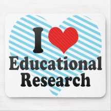 Amo la investigación educativa alfombrilla de ratones