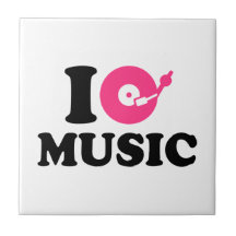 Amo la música DJ Tejas Cerámicas