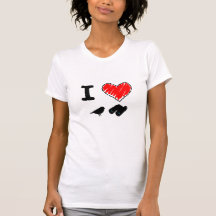 Amo la observación de pájaros camiseta