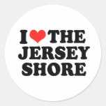 Amo la orilla del jersey etiqueta
