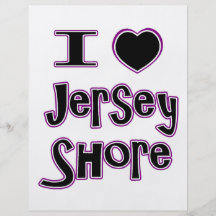 Amo la orilla del jersey tarjetón
