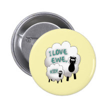 ¡Amo la oveja, niño! Pin