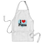 Amo la pizza delantal