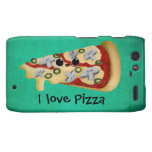 Amo la pizza droid RAZR funda