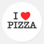 Amo la PIZZA (la comida) Pegatinas