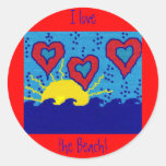 ¡Amo la playa! Etiqueta
