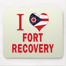 Amo la recuperación del fuerte, Ohio Alfombrillas De Raton