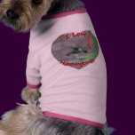 Amo la ropa del mascota de los colibríes ropa para mascotas