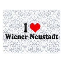 Amo la salchicha de Frankfurt Neustadt, Austria Tarjetas Postales