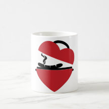 Amo la taza de la parrilla