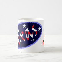Amo la taza de Tejas