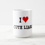 Amo la taza linda de los mentirosos