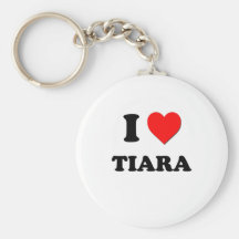 Amo la tiara llavero