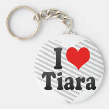 Amo la tiara llaveros personalizados