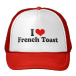 Amo la tostada francesa gorras