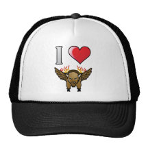 Amo las alas de búfalo gorro