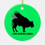 Amo las alas de búfalo ornato