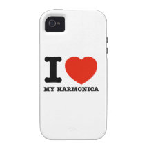 Amo las armónicas Case-Mate iPhone 4 carcasa