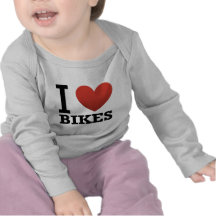 Amo las bicis camisetas