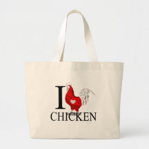 Amo las bolsas de asas del pollo