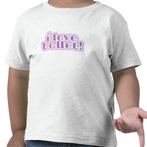 Amo las camisetas y los regalos del ballet