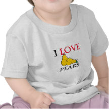 Amo las peras camisetas