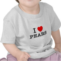 Amo las PERAS (la comida) Camisetas