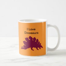 Amo las tazas de los dinosaurios