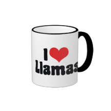 Amo llamas taza