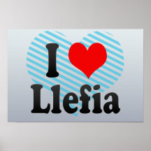 Amo Llefia, España. Yo Encanta Llefia, España Poster