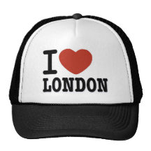 AMO LONDRES GORROS BORDADOS