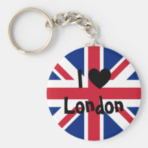 Amo Londres Llavero Personalizado