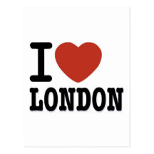 AMO LONDRES TARJETA POSTAL