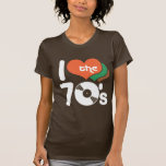 Amo los años 70 camisetas