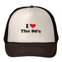 Amo los años 80 gorra
