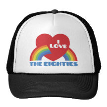 Amo los años 80 gorras