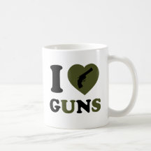 Amo los armas taza de café