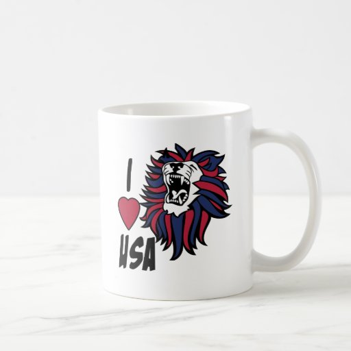 Amo los E.E.U.U. Taza De Café