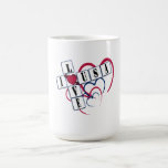 Amo los E.E.U.U. Tazas De Café