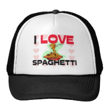 Amo los espaguetis gorro