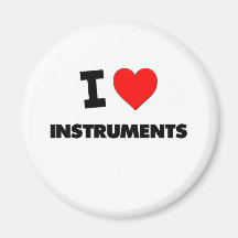 Amo los instrumentos imán para frigorífico