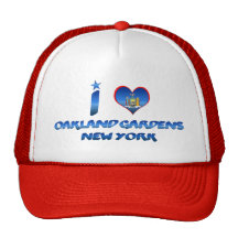 Amo los jardines de Oakland, Nueva York Gorras