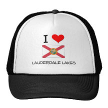 Amo los LAGOS la Florida de LAUDERDALE Gorro De Camionero