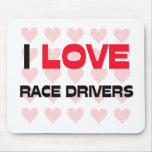 AMO LOS PILOTOS DE CARRERAS TAPETE DE RATON
