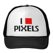 Amo los pixeles gorro