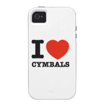 Amo los platillos iPhone 4/4S carcasas