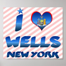 Amo los pozos, Nueva York Poster